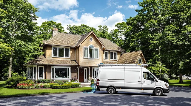 Hanson Dryer Vent Cleaning dryer vent cleaning crew working in Rockland, MA