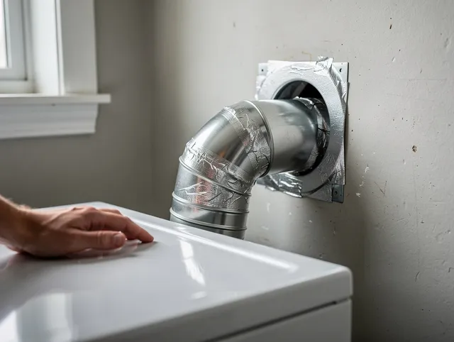 Hanson Dryer Vent Cleaning expert performing professional dryer vent repair and installation in Hanson
