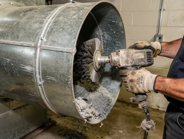 Industrial-grade dryer vent cleaning by Hanson Dryer Vent Cleaning in Hanson